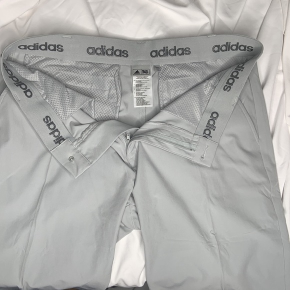 ADIDAS CLIMACOOL GOLF Athletic PANTS- 34X 30- GREY - WRINKLE RESISTANT 34/30 - Picture 4 of 9